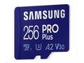 SAMSUNG PRO Plus MicroSDXC 256GB + SD Adaptér, CL1