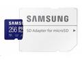 SAMSUNG PRO Plus MicroSDXC 256GB + SD Adaptér, CL1