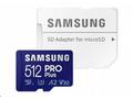 Samsung paměťová karta 512GB PRO Plus micro SDXC C