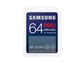 SAMSUNG PRO Ultimate SDXC 64GB + USB Adaptér, CL10