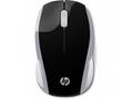 HP myš - 200 Mouse, Wireless, Pike Silver