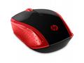 HP myš - 200 Mouse, Wireless, Empress red