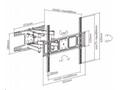 Kvalitní otočný nástěnný držák na Tv Fiber Mounts 