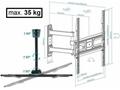 Otočný sklopný držák Tv Fiber Mounts FM78