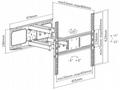 Nástěnný držák na televizi Fiber Mounts Solid-1