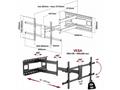 Nejdelší televizní držák Fiber Mounts Big1