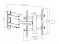 Držák LED LCD Tv Fiber Mounts RAPTOR