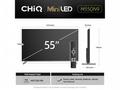 CHiQ M55QN9V TV 55", UHD MiniLED Google TV DLG 120