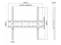 Fixní držák na Tv Fiber Mounts Rico-1