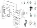 Polohovatelný držák Tv monitoru Fiber Mounts FM39b
