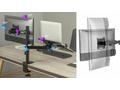 Stolní držák na notebook a monitor Fiber Mounts SD