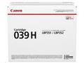 Canon Cartridge 039, Black, 11000str.