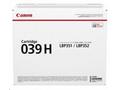 Canon originální toner CRG-039H Černý pro LBP351dn