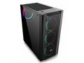 EVOLVEO Ptero Q1, case ATX, x RGB Rainbow Ring 120