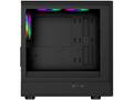 EVOLVEO Panthera, mATX, 6x ARGB 120, dřevo+sklo