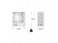 EVOLVEO Xenon, skříň ATX, 4x ARGB ventilátor 120mm