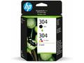 HP 304 černá+3 barevná, 3JB05AE