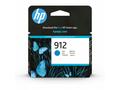 HP 912 - 2.93 ml - azurová - originální - inkousto