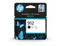 HP Ink Cartridge 912, Black, 300 stran