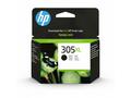 HP Ink Cartridge 305XL, High Yield Black, 240 stra