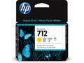 HP 712 Inkoustová náplň žlutá (29ml), 3ED69A