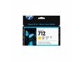 HP 712 Inkoustová náplň žlutá (29ml), 3ED69A