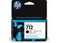 HP 712 Inkoustová náplň černá (38ml), 3ED70A