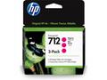 HP 712 Ink. náplň purpurová, trojbalení, 3ED78A