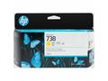 HP 738 - 130 ml - žlutá - originální - DesignJet -