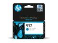 HP Ink Cartridge 937, Cyan, 800 stran