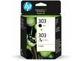 HP Ink Cartridge 303, Black, Tricolor, 200, 165 st