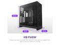 NZXT skříň H9 Flow dvoukomorová ATX, 3x140mm fan, 