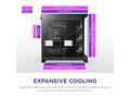 NZXT skříň H9 Flow dvoukomorová ATX, 3x140mm fan, 