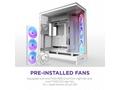 NZXT skříň H9 Flow RGB dvoukomorová ATX, 1x140 RGB
