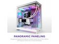 NZXT skříň H9 Flow RGB dvoukomorová ATX, 1x140 RGB
