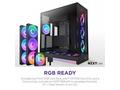 NZXT skříň H9 Flow RGB+ dvoukomorová ATX, 2x140 mm