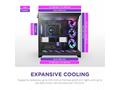 NZXT skříň H9 Flow RGB+ dvoukomorová ATX, 2x140 mm
