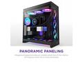 NZXT skříň H9 Flow RGB+ dvoukomorová ATX, 2x140 mm