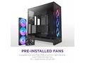 NZXT skříň H9 Flow RGB dvoukomorová ATX, 1x140 RGB