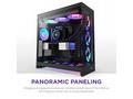 NZXT skříň H9 Flow RGB dvoukomorová ATX, 1x140 RGB