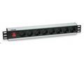 Intellinet 19" Rackmount 8-Way Power Strip - Germa