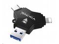 VIKING USB FLASH DISK 3.0 4v1 128GB, S KONCOVKOU A