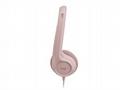 Logitech Corded USB Headset H390 - EMEA - ROSE
