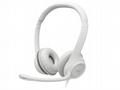 Logitech Corded USB Headset H390 - EMEA - OFF-WHIT