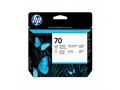 HP 70 Black photografic + Light Grey DJ Printhead,