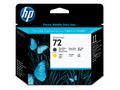 HP Printhead 72, Matte Black and Yellow