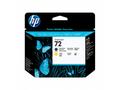 HP Printhead 72, Matte Black and Yellow