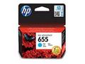 HP 655 Cyan Ink Cart, CZ110AE (600 pages)