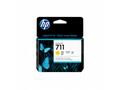 HP 711 Yellow DJ Ink Cart, 29 ml, CZ132A