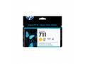 HP 711 Yellow DJ Ink Cart, 29 ml, CZ132A